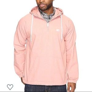 Obey Men’s Rose Pink Light Sweatshirt Jacket